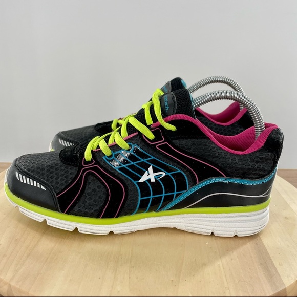 Athletech Willow 2 Running Sneaker Womens 7.5M Black/neon - Picture 7 of 8